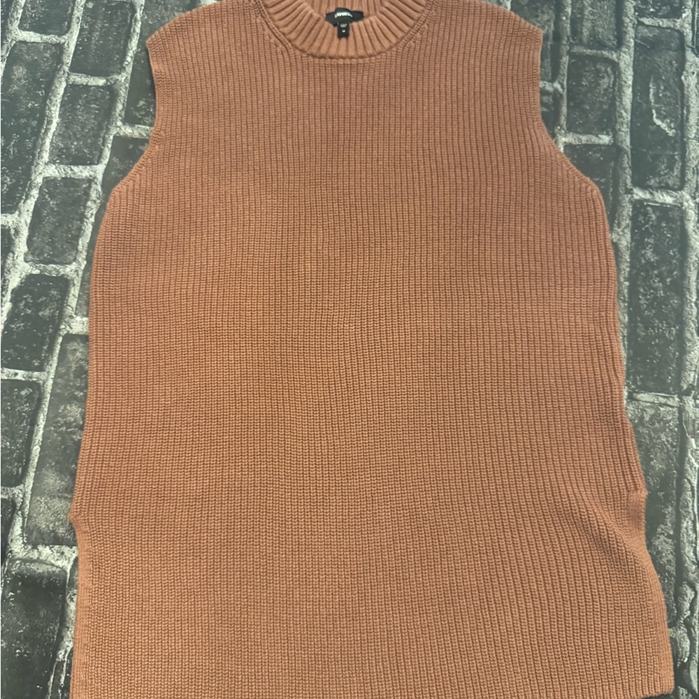 Express Women's Brown Sleeveless Sweater